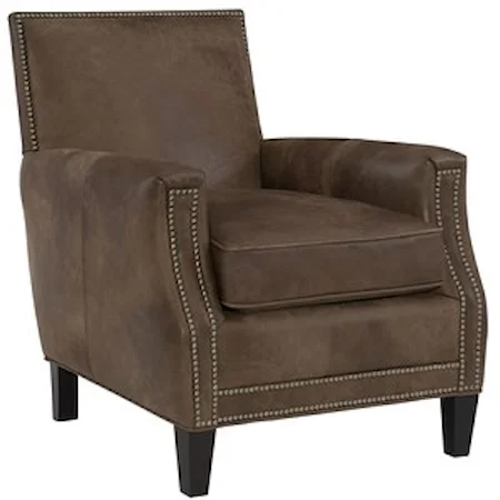 Accent Chair with Nailhead Trim