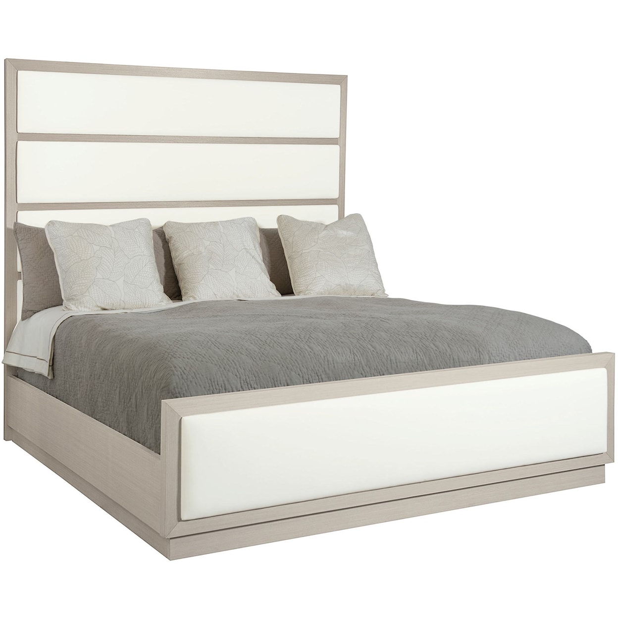 Bernhardt Axiom King Upholstered Panel Bed