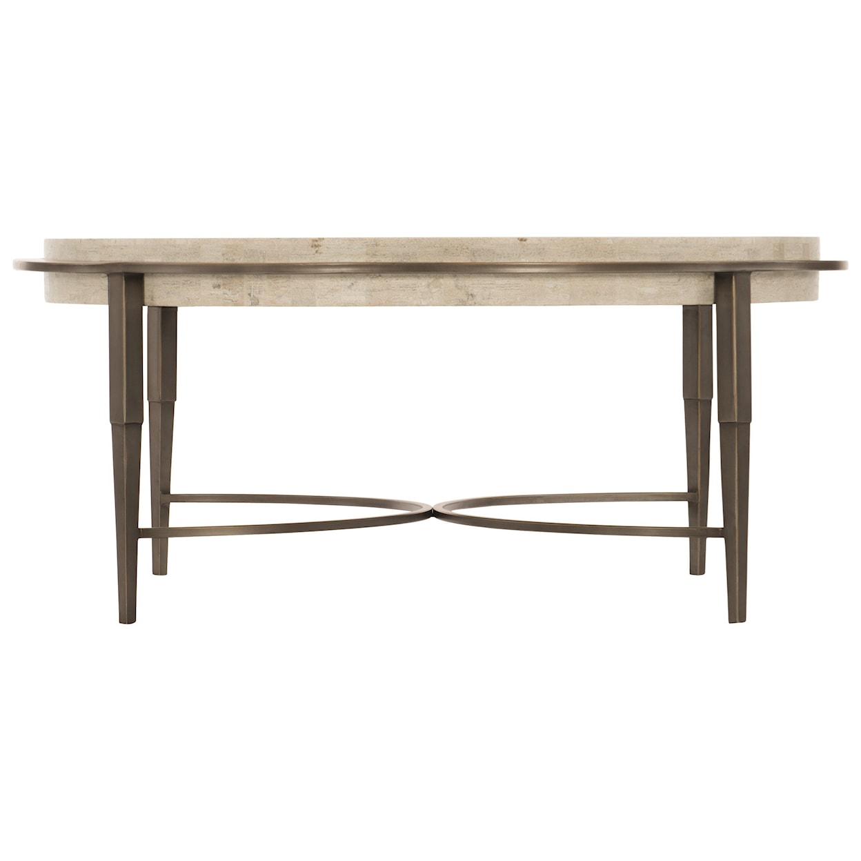 Bernhardt Barclay Metal Round Cocktail Table