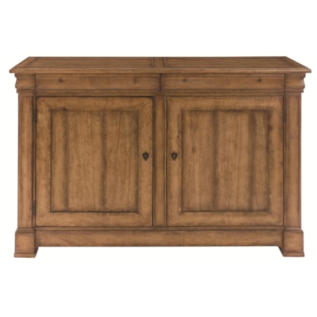 Dining Buffet with Storage and Door Paneling