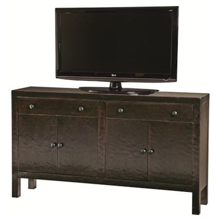Transitional Styled Entertainment TV Console with Modern Furniture Design