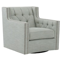 Candace Fabric Swivel Chair