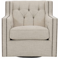 Candace Fabric Swivel Chair