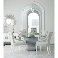 Transitional 5-Piece Dining Set