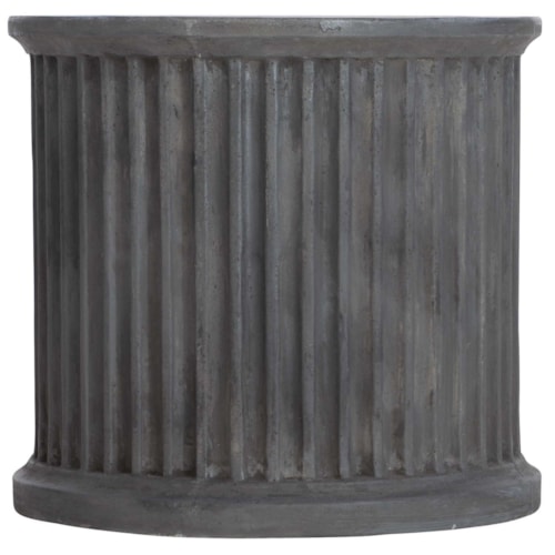 Transitional Round Side Table