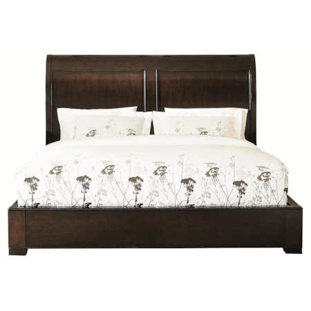 European Influenced Queen Size Platform Bed