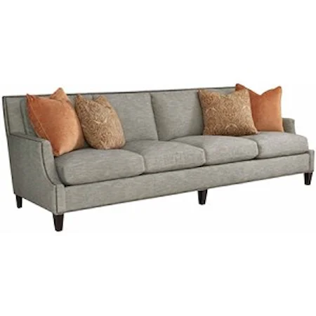 Contemporary Sofa with Nailhead Trim