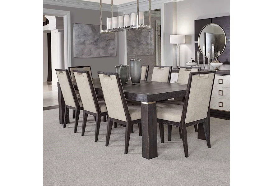 Decorage 9 Piece Table and Chair Set by Bernhardt at Reeds Furniture