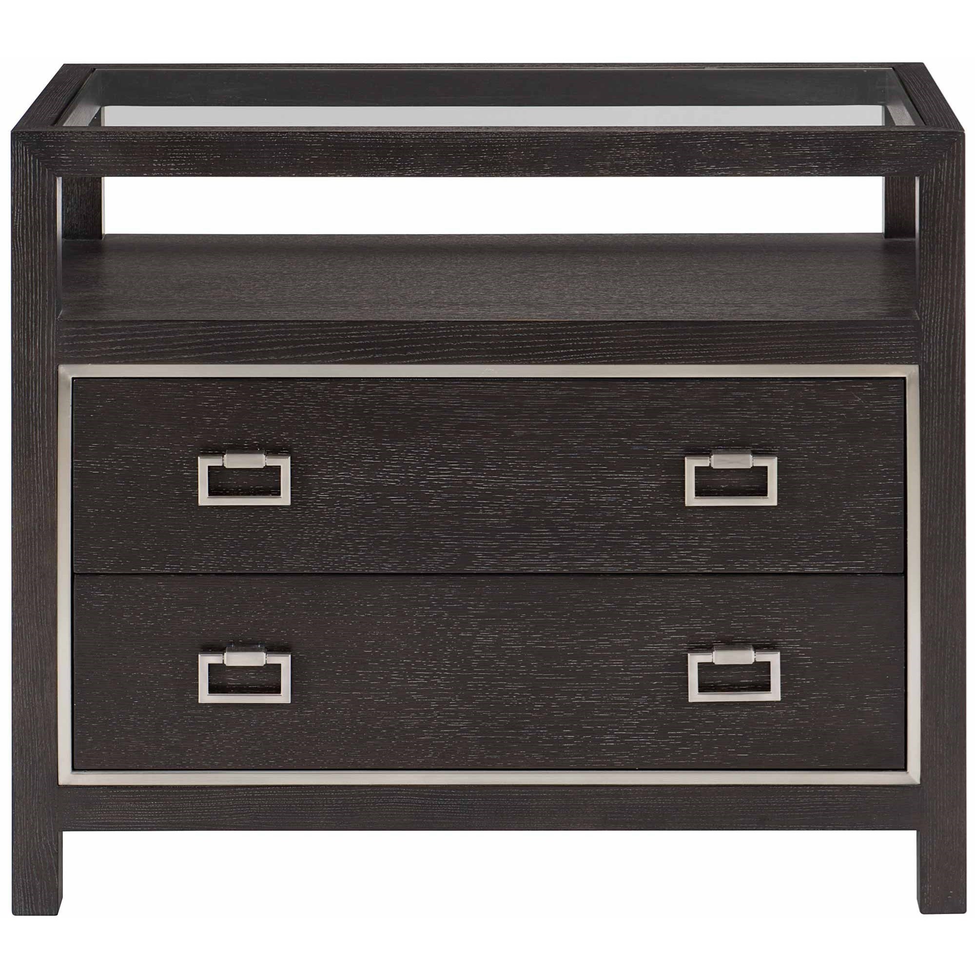 Bernhardt Decorage 317799457 Contemporary 2Drawer Nightstand with