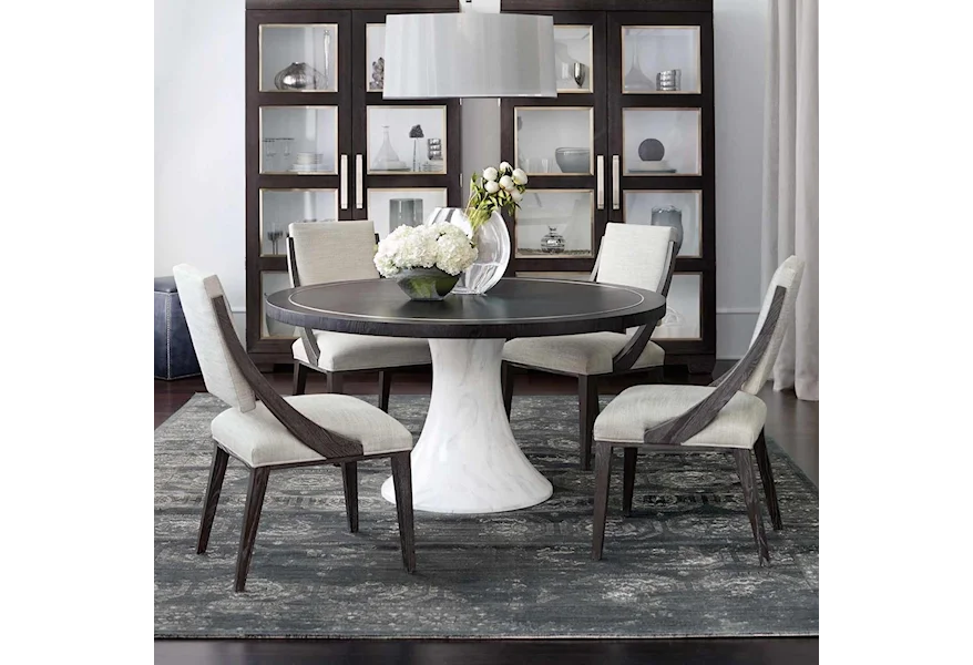 Decorage 5 Piece Table and Chair Set by Bernhardt at Reeds Furniture