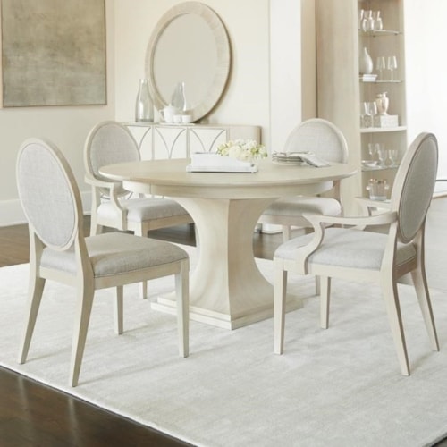 Transitional 5-Piece Dining Set