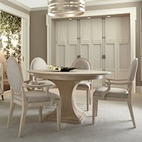 Transitional 5-Piece Dining Set