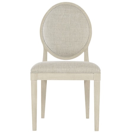 Customizable Oval Back Side Chair