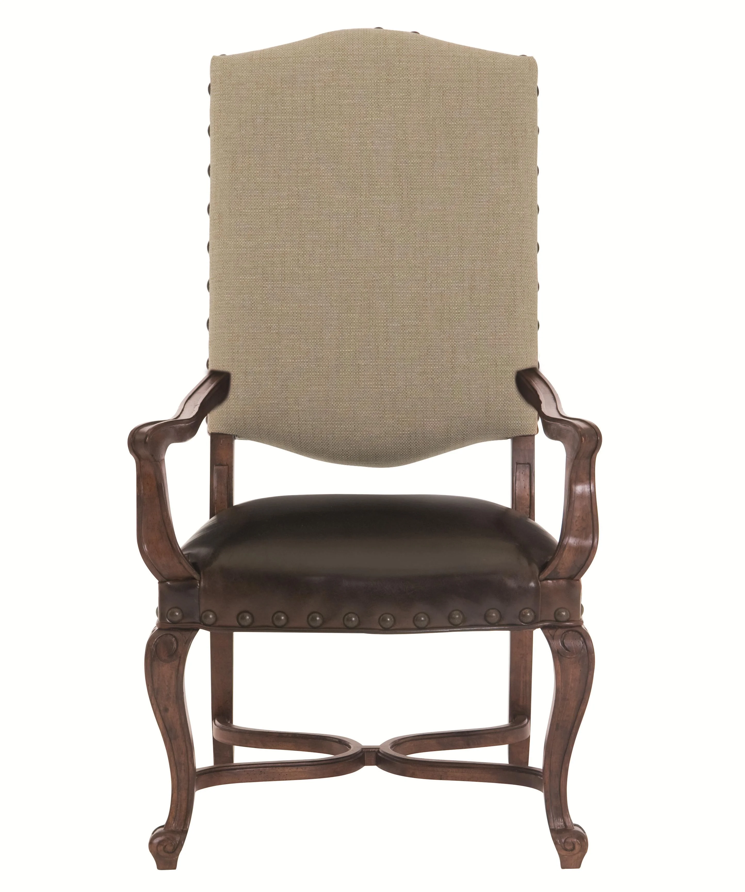 Bernhardt Arm Chairs Axiom Cream Upholstered Arm Chair Set Of From