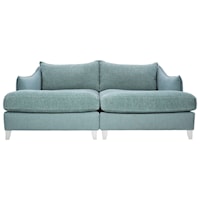 Contemporary Outdoor/Indoor 2-Piece Chaise Sectional