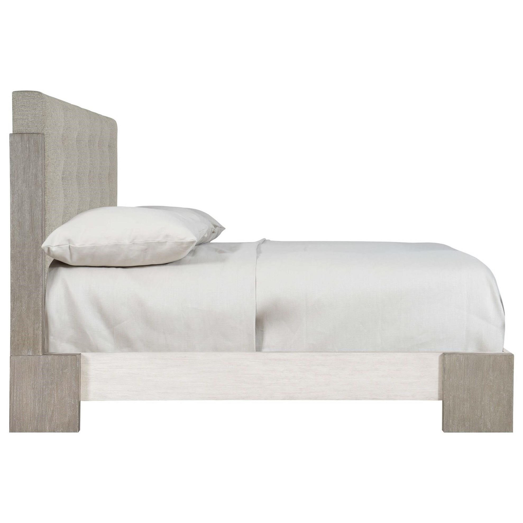 Queen Upholstered Panel Bed