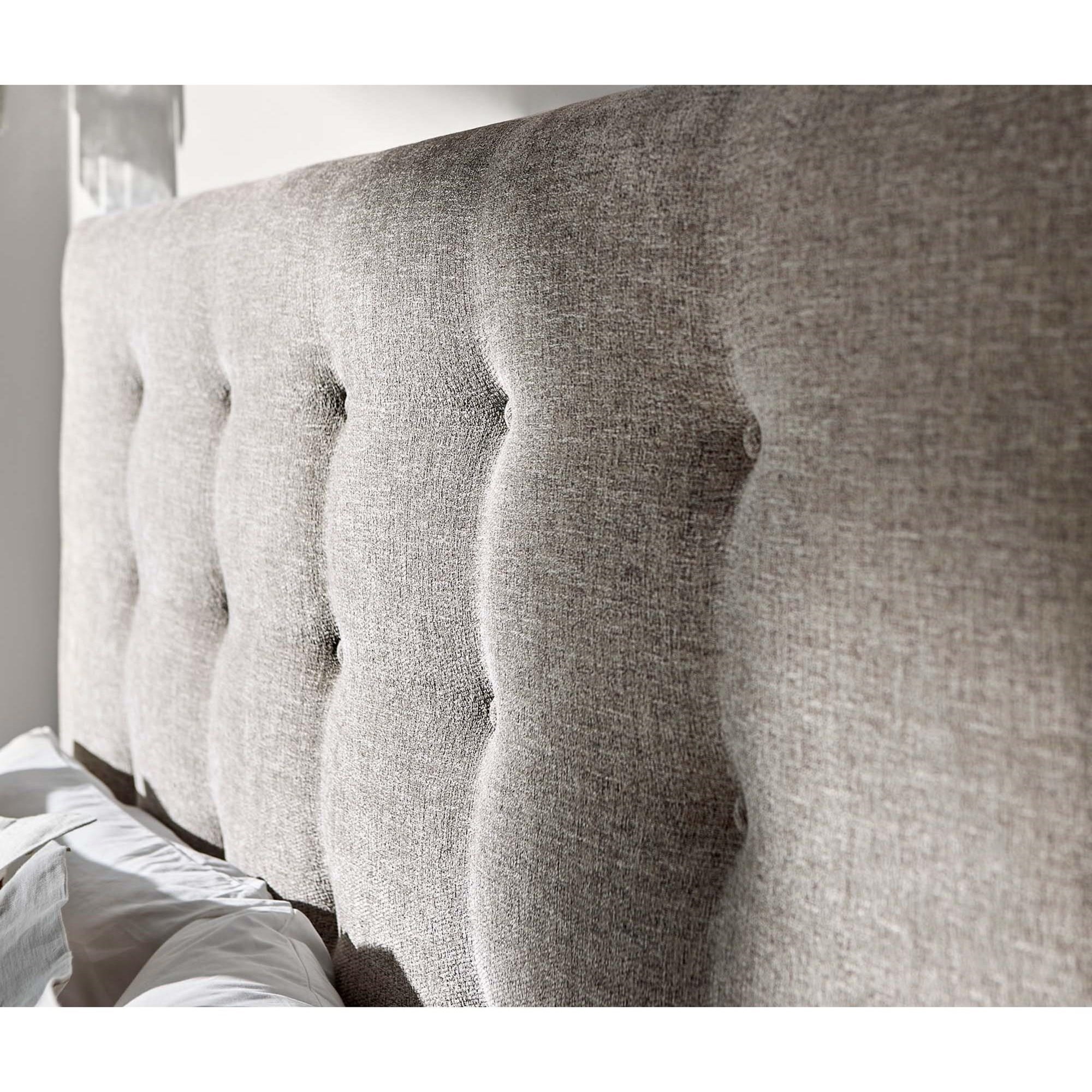 Queen Upholstered Panel Bed