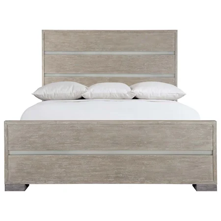 Contemporary King Panel Bed