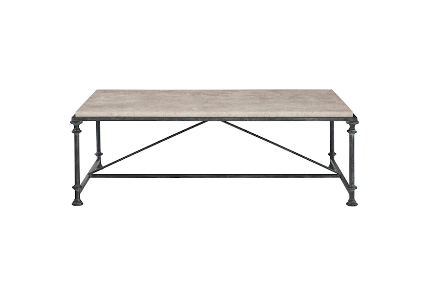 Galesbury Metal Cocktail Table by Bernhardt at Darvin Furniture