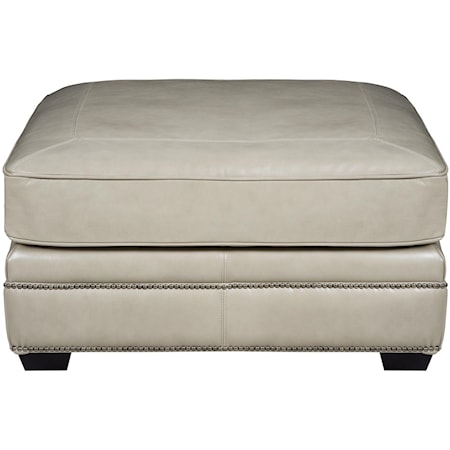 Grandview Leather Ottoman