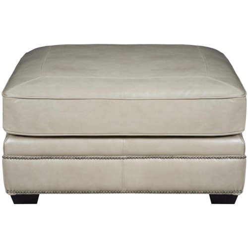 Grandview Leather Ottoman