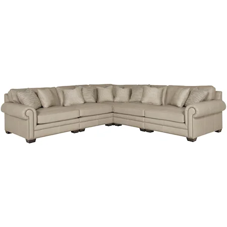 5 Piece Traditional Sectional Sofa