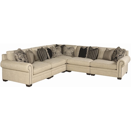 5 Piece Traditional Sectional Sofa