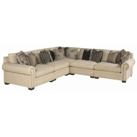 5 Piece Traditional Sectional Sofa