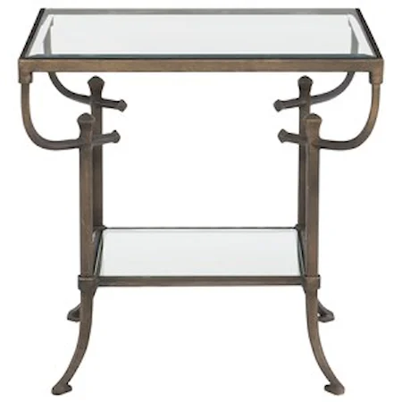 Contemporary Square End Table