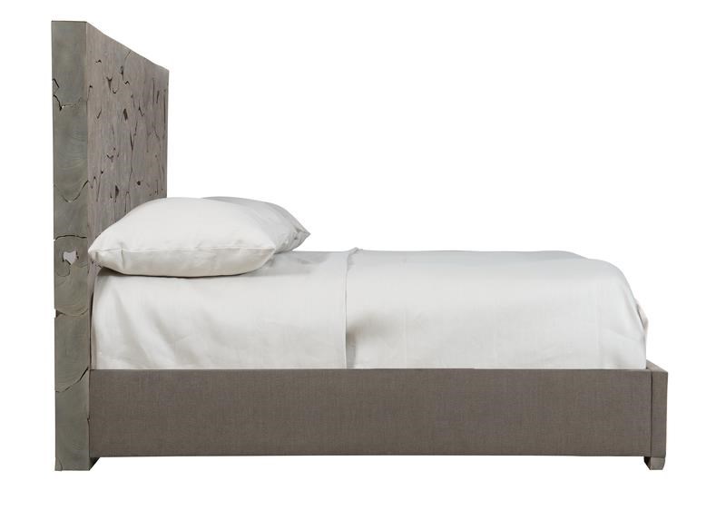 Calavaras Laminated King Teak Panel Bed