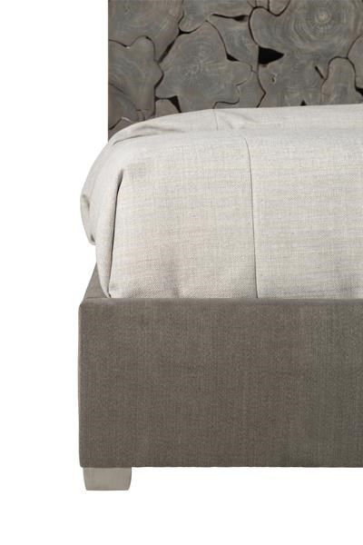 Calavaras Laminated King Teak Panel Bed