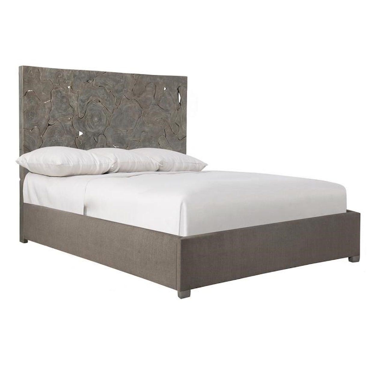 Bernhardt Bernhardt Interiors Calavaras Laminated King Teak Panel Bed