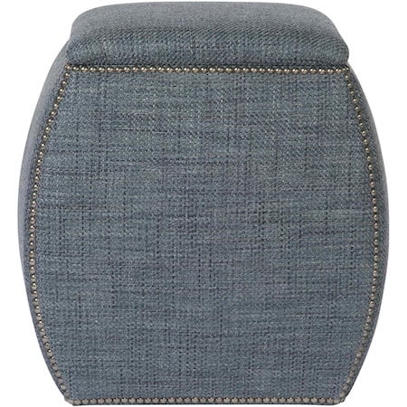 Delta Fabric Ottoman