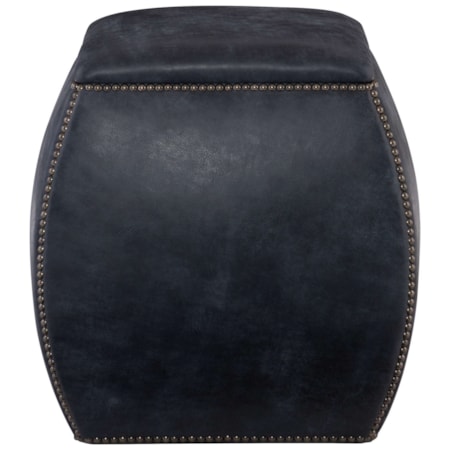 Delta Leather Ottoman