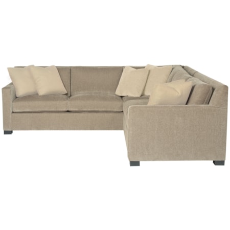 2 Piece Sectional with Track Arms