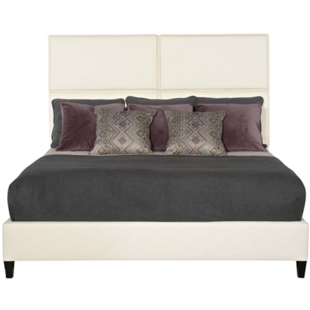 Contemporary Queen Upholstered Sleigh Bed