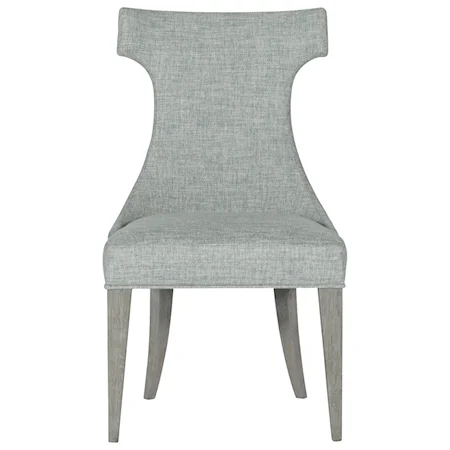 Transitional Fabric Side Chair