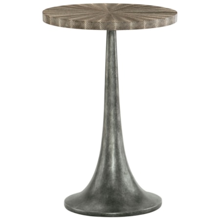 Snakeskin Chairside Table