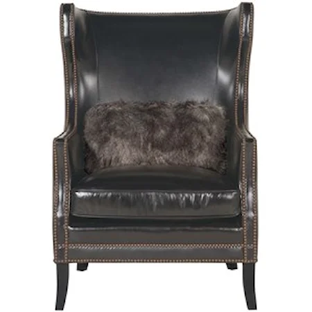 Kingston Contemporary Wing Chair