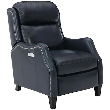 Traditional Power High-Leg Recliner with USB Port