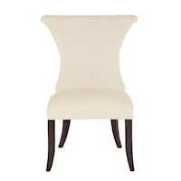 Upholstered Side Chair with Ring Pull Hardware
