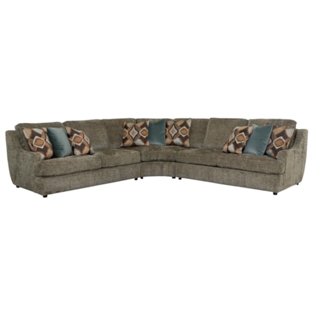 Sectional Sofa with Five Seats