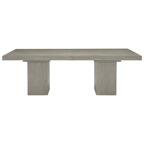 Transitional Rectangular Dining Table with Leaf