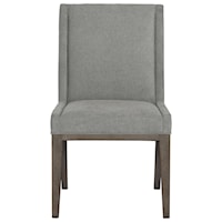 Customizable Transitional Upholstered Side Chair