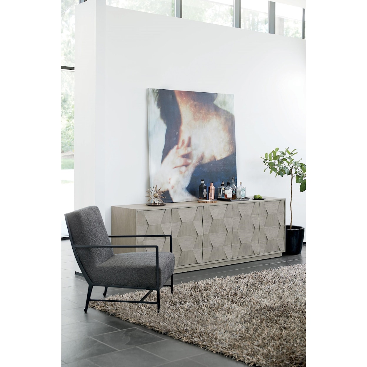 Bernhardt Linea Linea Entertainment Credenza