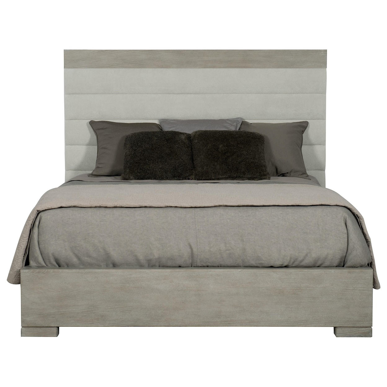 Bernhardt Linea Customizable King Upholstered Channel Bed