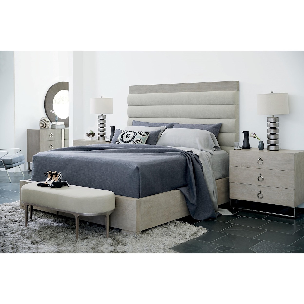 Bernhardt Linea King Panel Bed