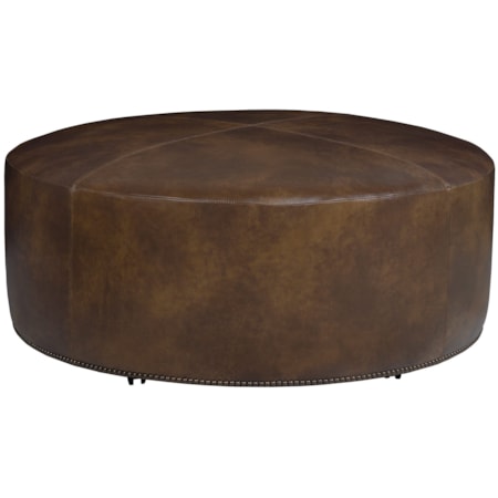 Round 48" Cocktail Ottoman