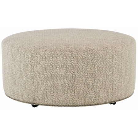 Fabric Cocktail Ottoman