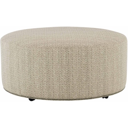 Fabric Cocktail Ottoman